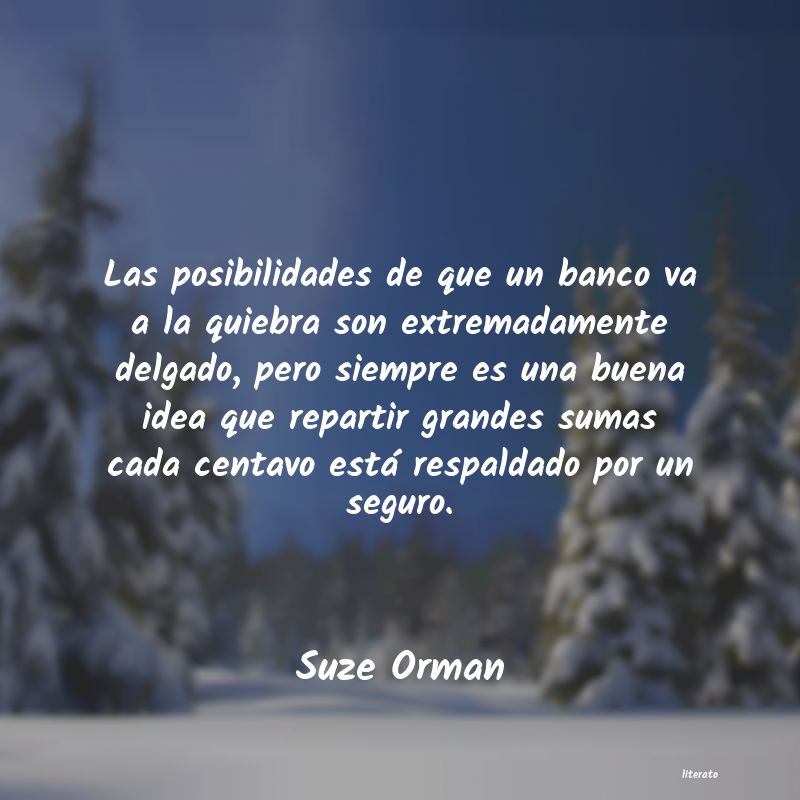 frases de Suze Orman