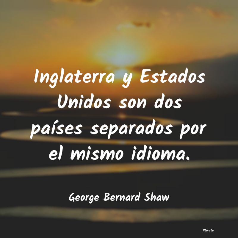 frases de George Bernard Shaw