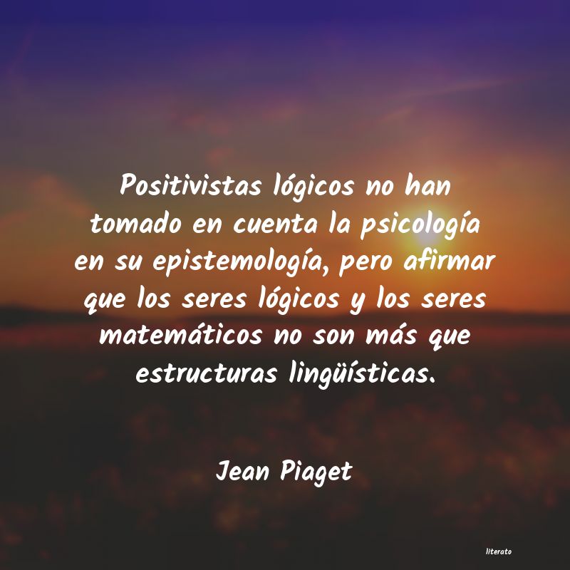 Frases de Jean Piaget