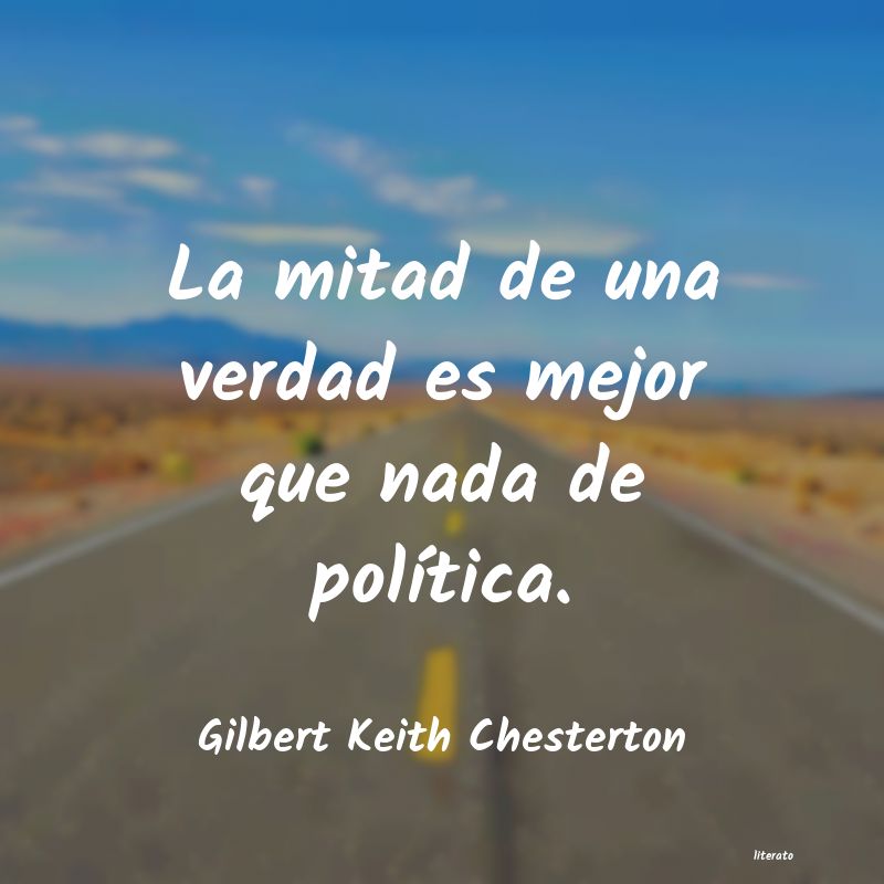 frases de Gilbert Keith Chesterton