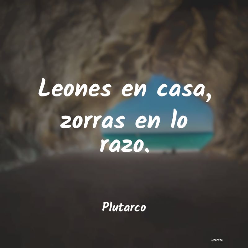 Frases de Plutarco