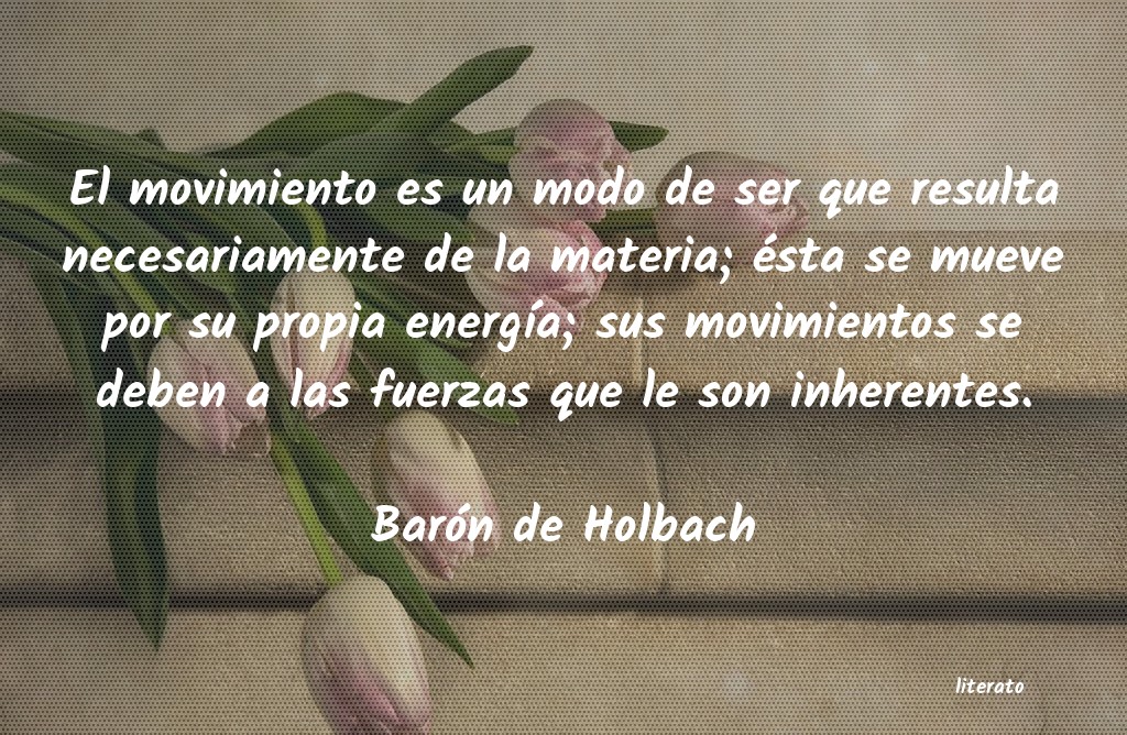 Frases de Barón de Holbach