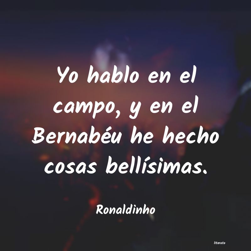 frases de Ronaldinho
