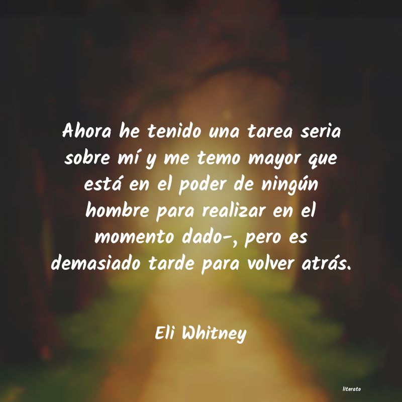frases de Eli Whitney