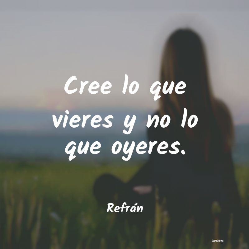 frases de Refrán
