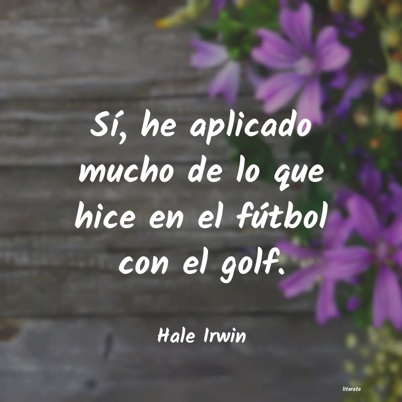 Frases de Hale Irwin