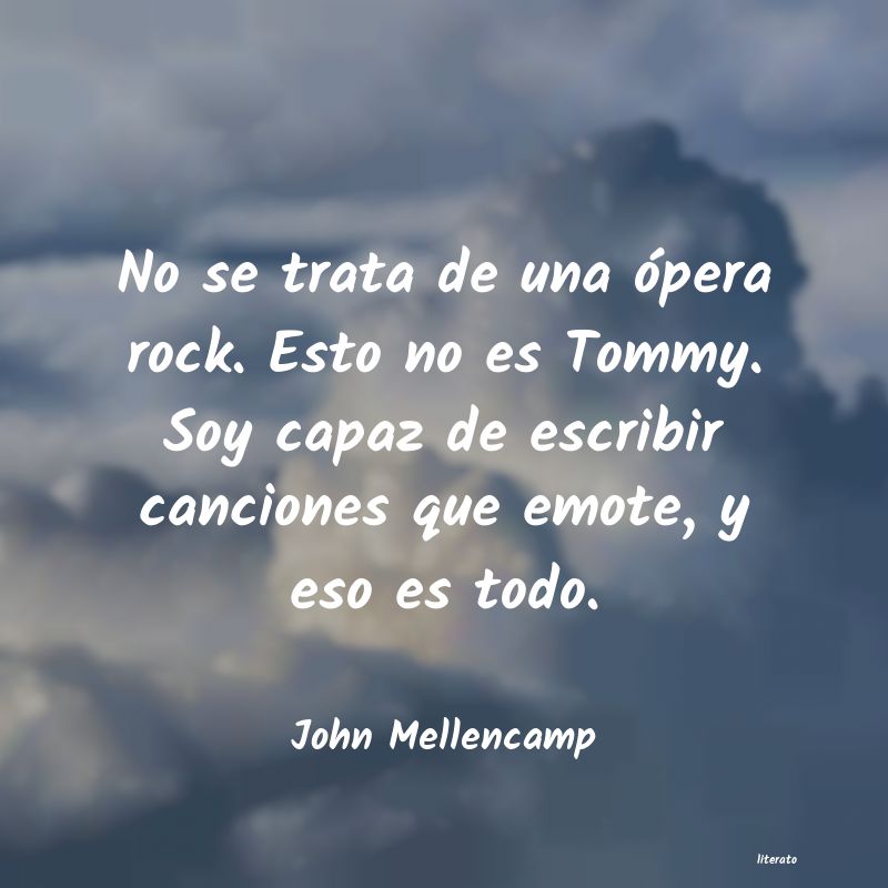 Frases de John Mellencamp