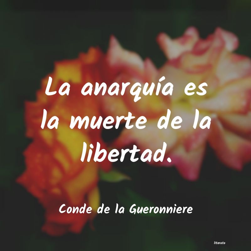 Frases de Conde de la Gueronniere