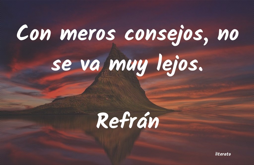 Frases de Refrán