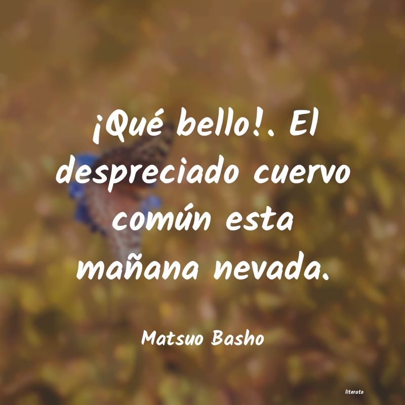 frases de Matsuo Basho