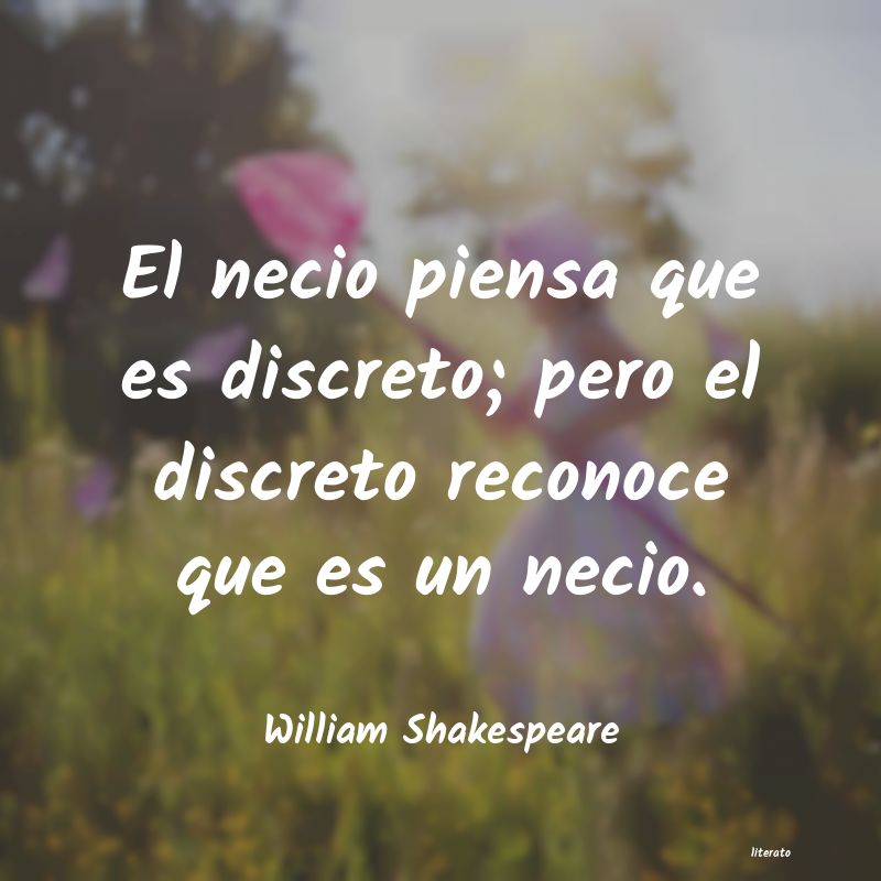 frases de William Shakespeare