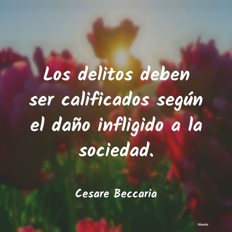 Frases de Cesare Beccaria