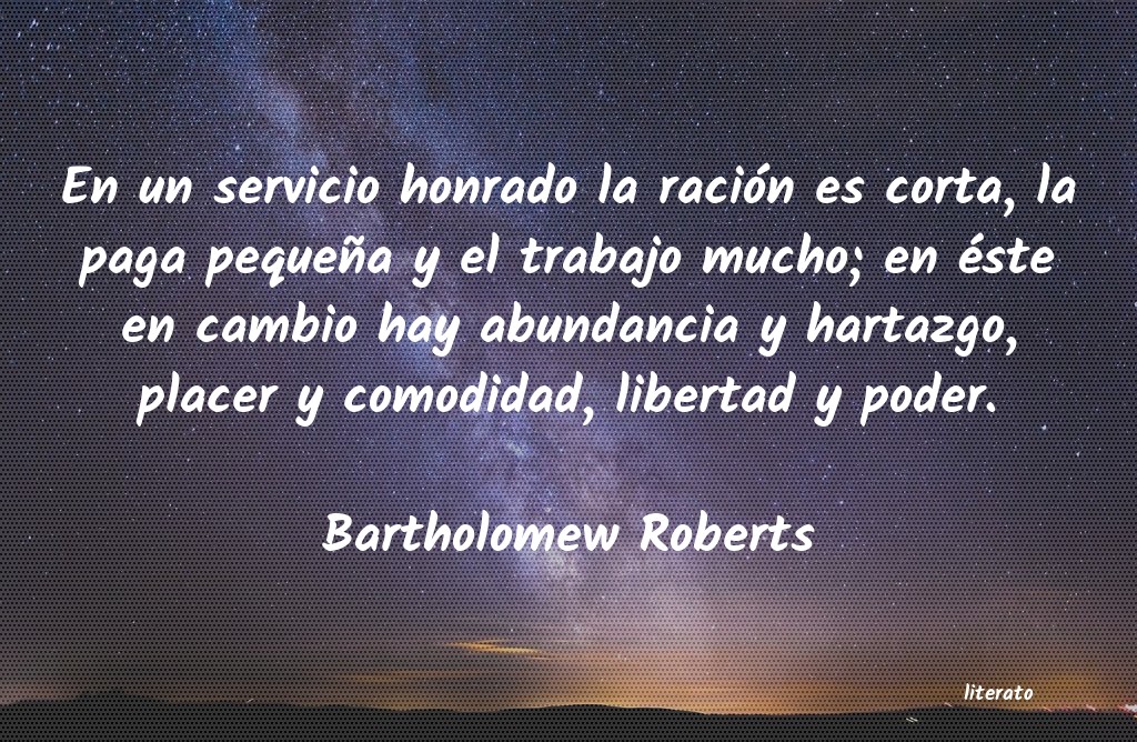 Frases de Bartholomew Roberts