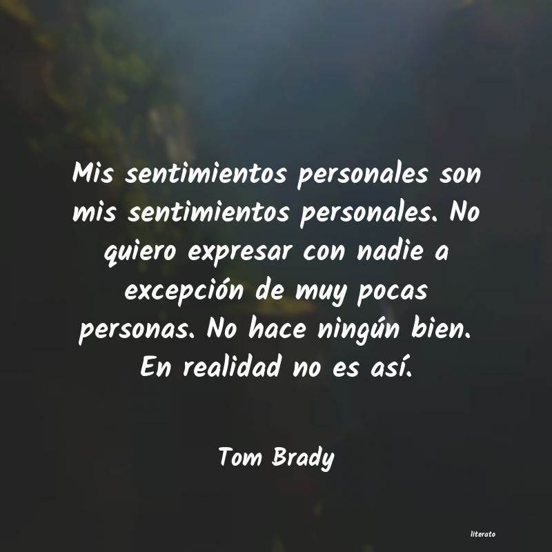 Frases de Tom Brady