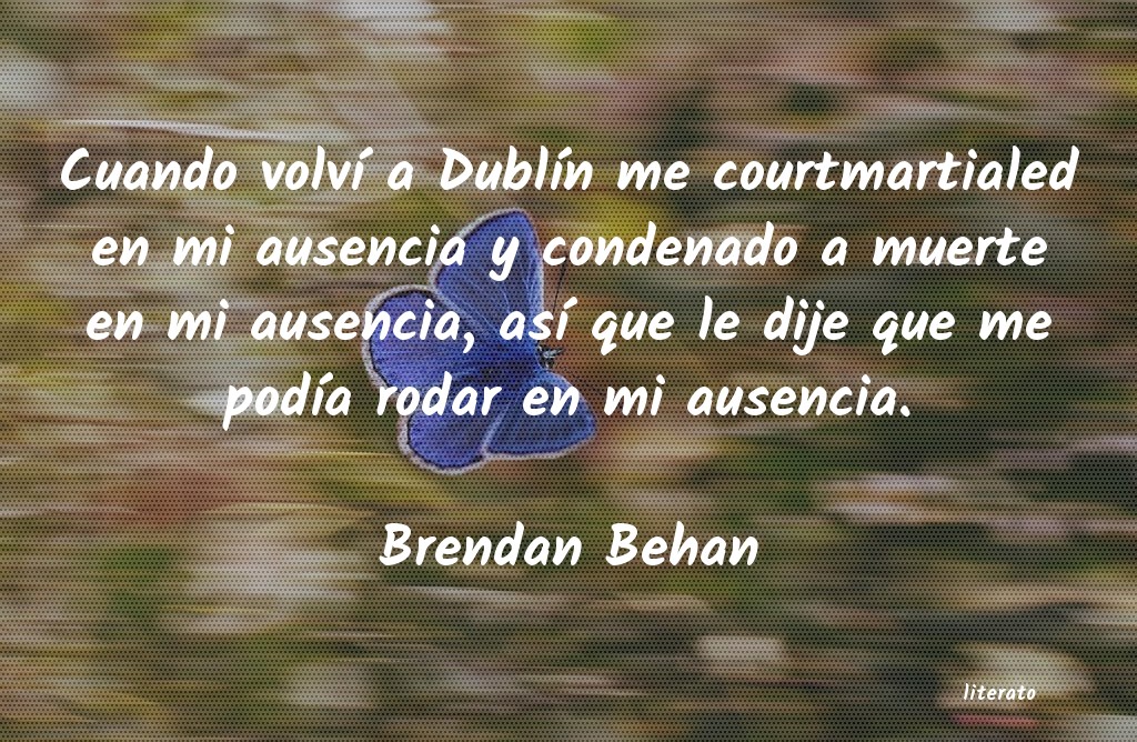 Frases de Brendan Behan