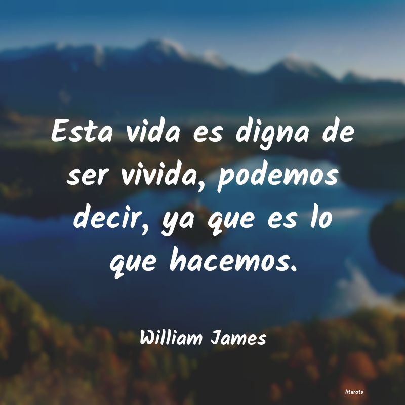 Frases de William James