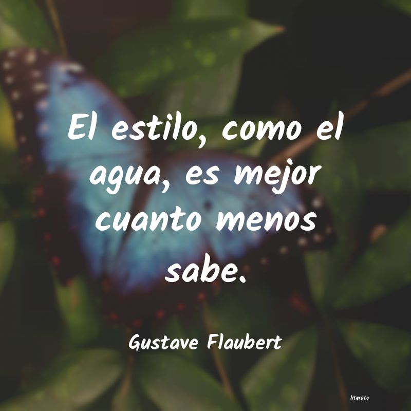 estilo de gustavo flaubert