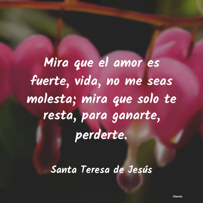 Frases de Santa Teresa de Jesús