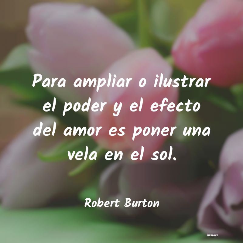 Frases de Robert Burton