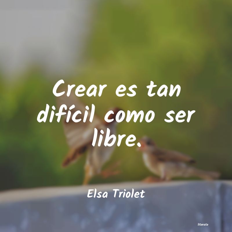 frases de Elsa Triolet