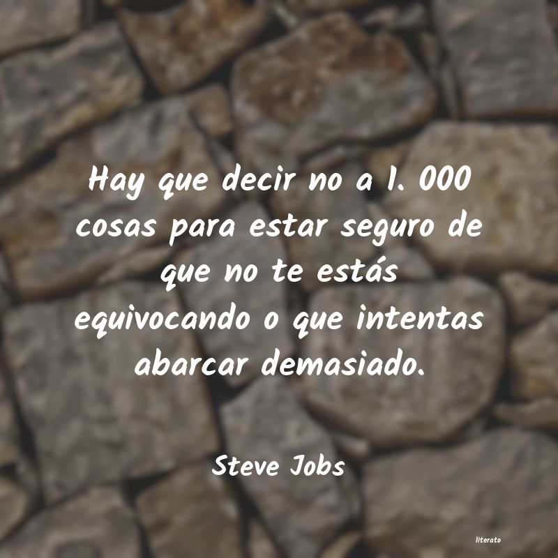 Frases de Steve Jobs