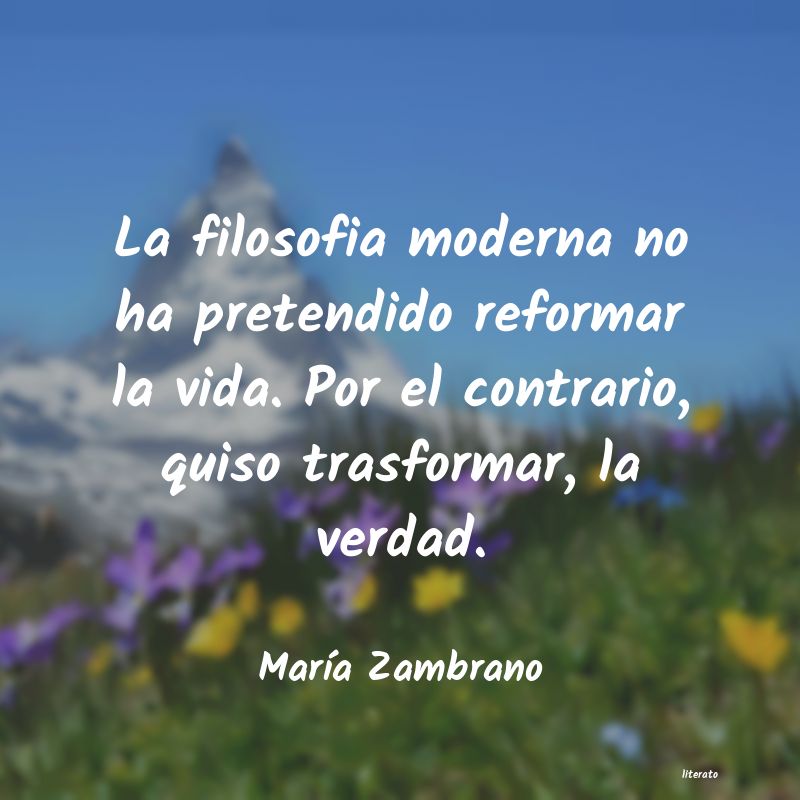 frases de MarÃa Zambrano