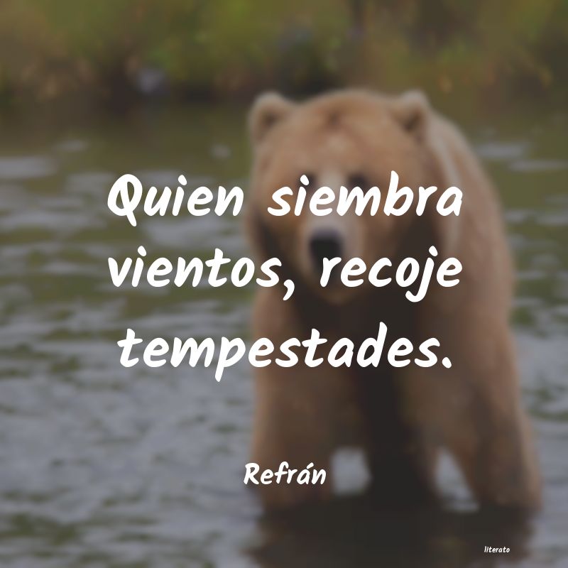 Frases de Refrán