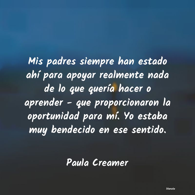 frases de Paula Creamer