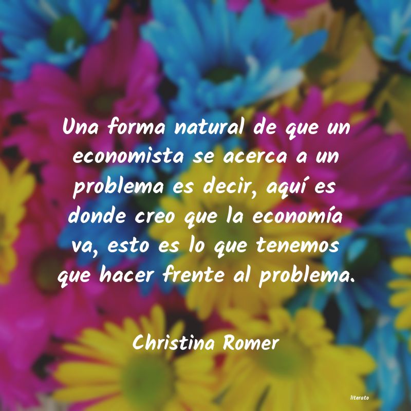 frases de Christina Romer