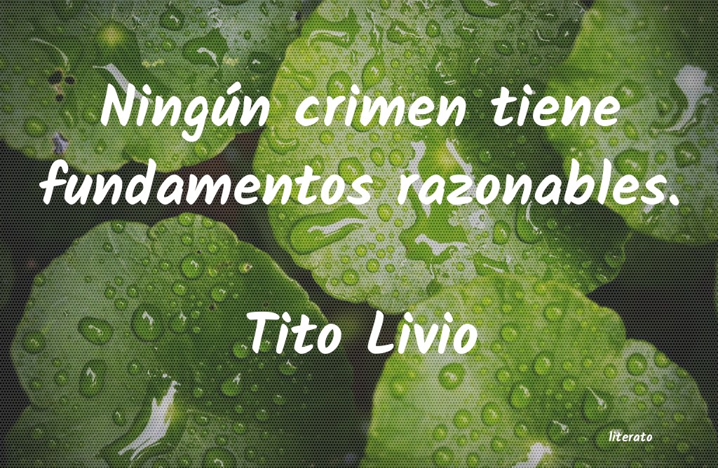 Frases de Tito Livio