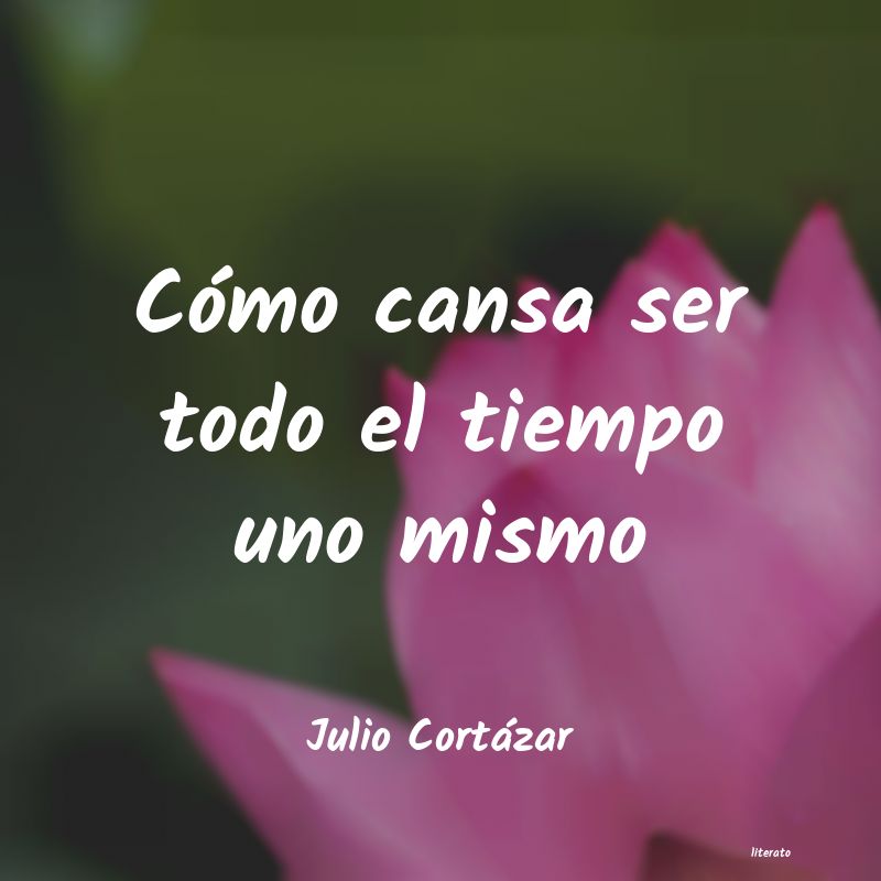frases de Julio Cortázar