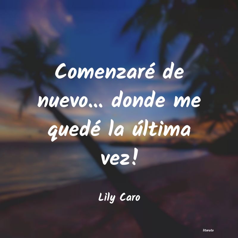 frases de Lily Caro