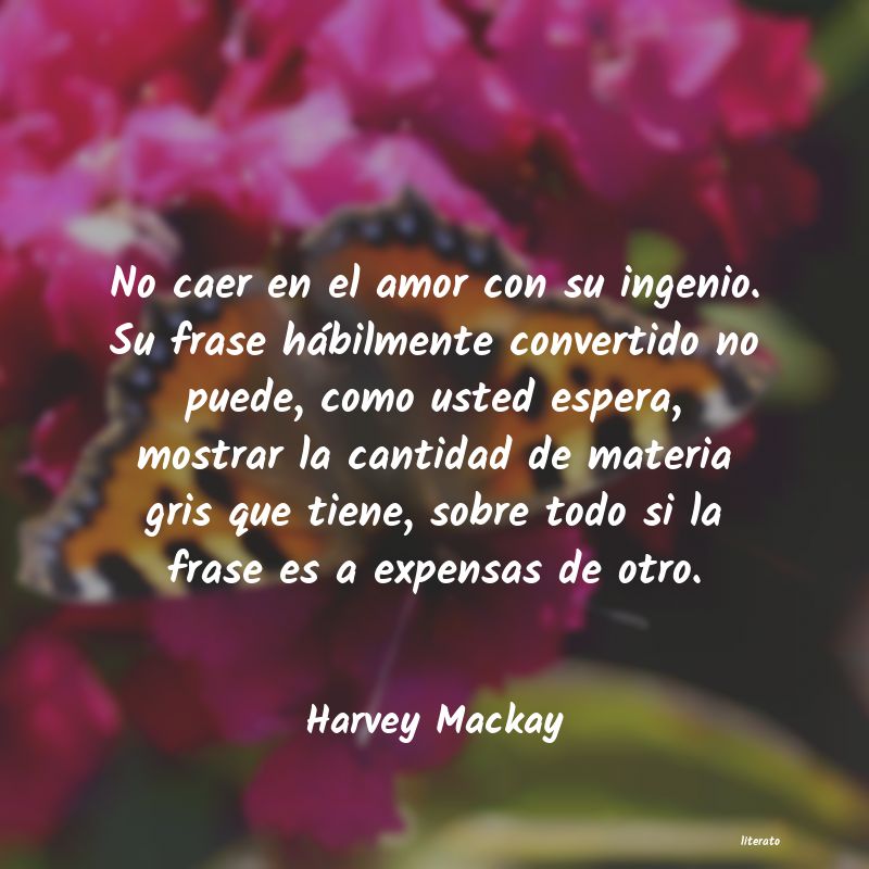 Frases de Harvey Mackay