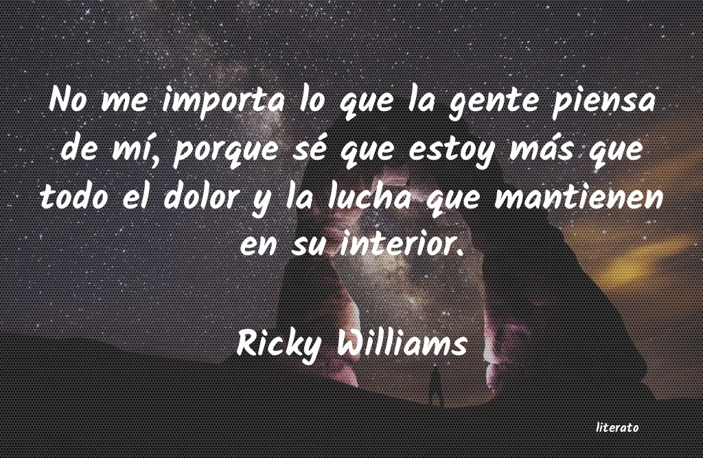 Frases de Ricky Williams