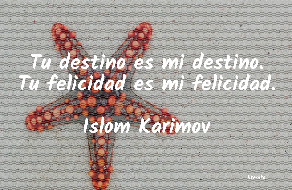 Frases de Islom Karimov