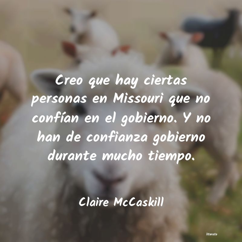 Frases de Claire McCaskill
