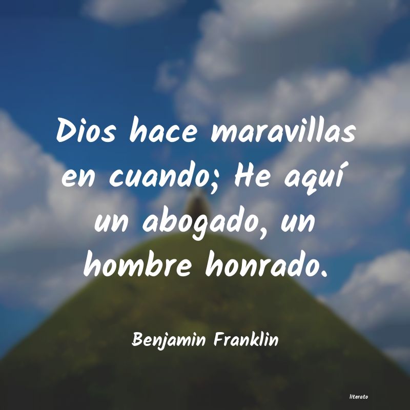 Frases de Benjamin Franklin