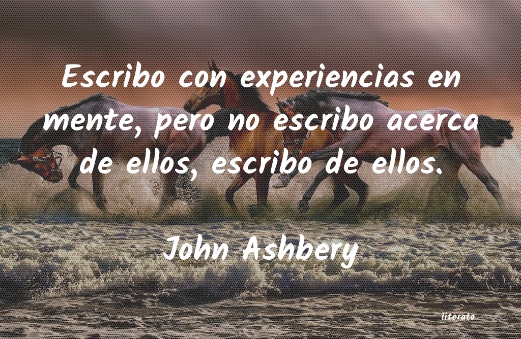 frases de John Ashbery