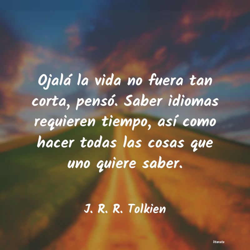 Frases de J. R. R. Tolkien