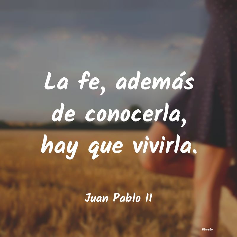 frases de Juan Pablo II