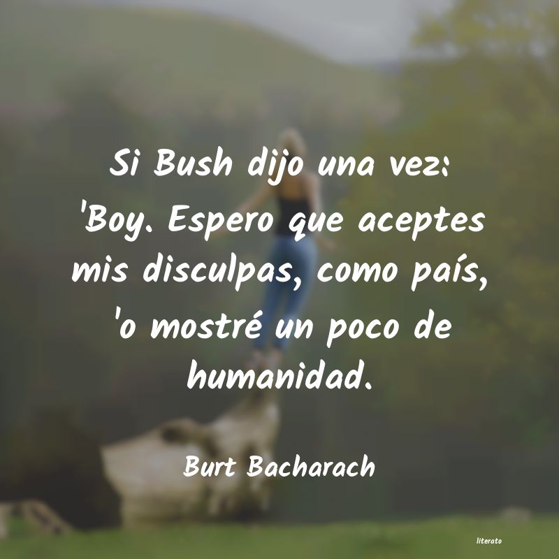 frases de Burt Bacharach