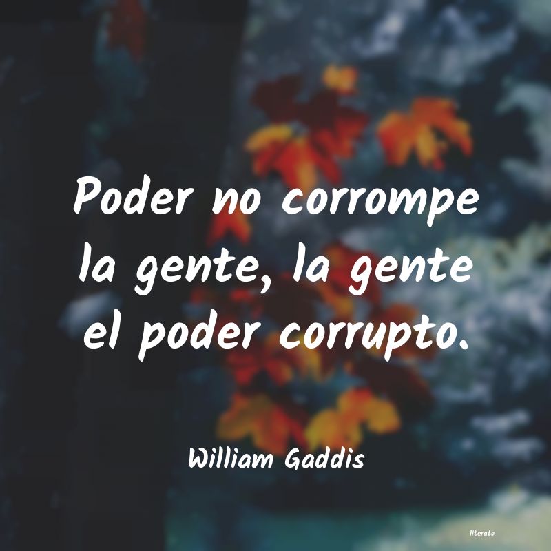 Frases de William Gaddis