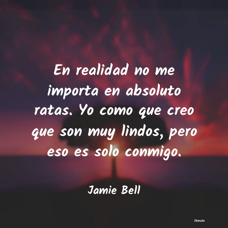 frases de Jamie Bell