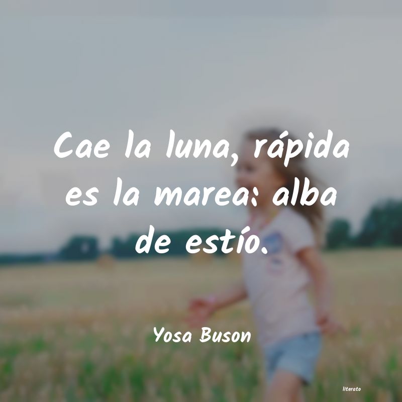 Frases de Yosa Buson