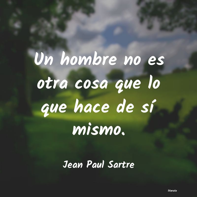 frases de Jean Paul Sartre