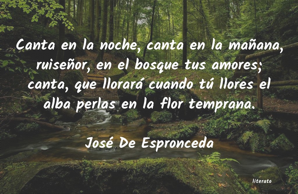 Frases de José De Espronceda