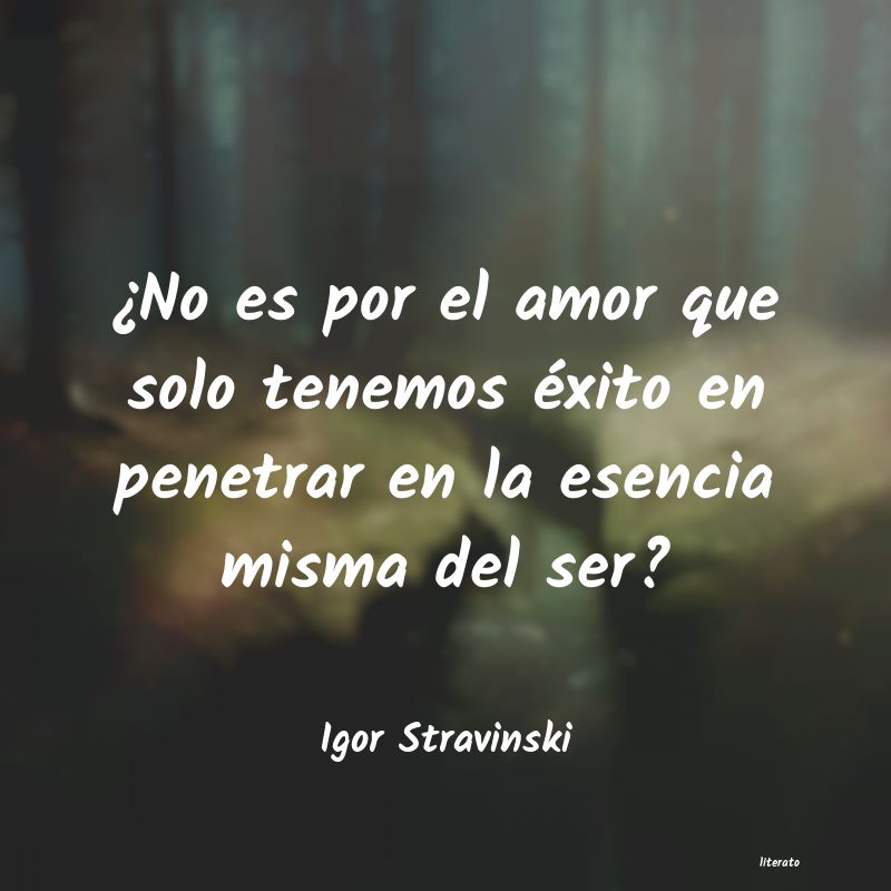 frases de Igor Stravinski