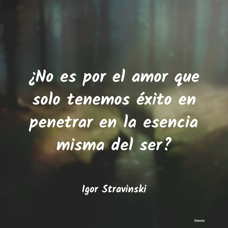 Frases de Igor Stravinski