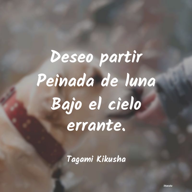 Frases de Tagami Kikusha