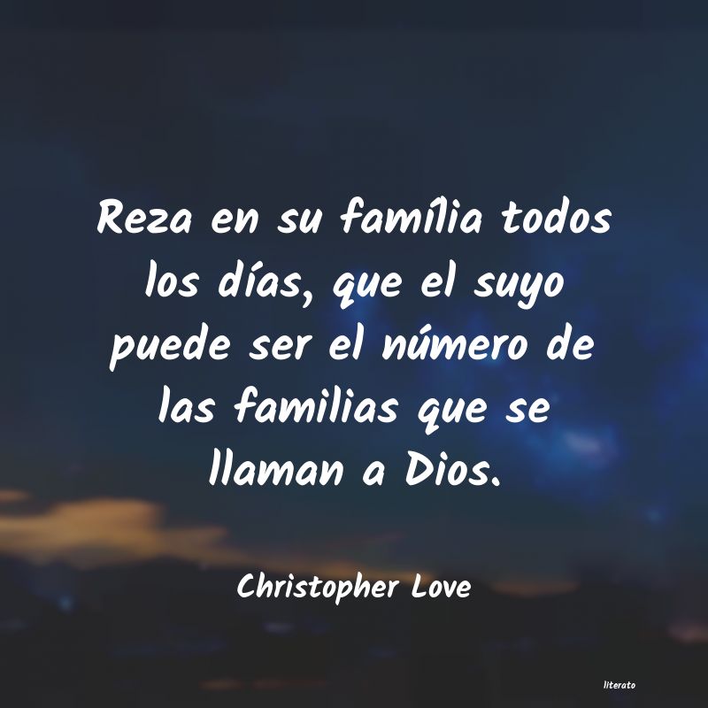 frases de Christopher Love